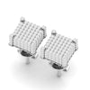 1.23 CT Round Natural Diamond Designer Stud Earrings