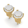 0.42 CT Round Natural Diamond Stud Earrings