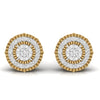 Natural 0.44 CT Round Diamond Stud Earrings