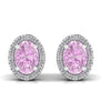 1.02 CT Natural Oval Shape Stud Earring