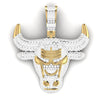 Bull Face 1.99 CT Diamond Hip Hop Customized Pendant