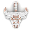 Bull Face 1.99 CT Diamond Hip Hop Customized Pendant