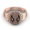 Black Diamond Spider Face Hip Hop Ring