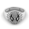 Black Diamond Spider Face Hip Hop Ring