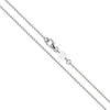 CDL FINESHINE 925 Sterling Silver Ball Bead Necklace Lobster Claw Chain for Men and Women (Size: 18 Inches/1.50 mm)