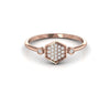 Cluster Round Diamond Dainty Ring