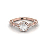 Halo Round Diamond 1.87 CT Engagement Ring