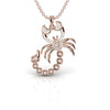 Scorpion 0.46 CT Round Diamond Pendant