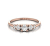 Five Stone Diamond 0.51 CT Dainty Ring