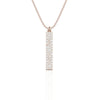 Round Diamond 0.50 CT Dainty Pendant