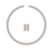 Diamond 15.60 CT Necklace Set with Earrings