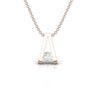 Diamond 0.22 CT Solitaire Charm Pendant