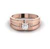 Round Diamond 0.60 CT Ring For Men