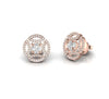 Diamond 0.87 CT Stud Dainty Earrings