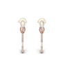 Diamond 0.27 CT Designer Dangling Earrings