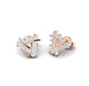 Diamond 0.63 CT Designer Stud Earrings