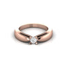 Solitaire 0.22 CT Diamond Engagement Ring