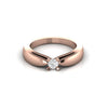 Solitaire 0.22 CT Diamond Engagement Ring