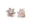 Round Diamond 0.45 CT Designer Stud Earrings