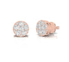 Cluster Diamond 0.70 CT Stud Earrings