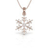 Baguette and Round 0.74 CT Diamond Designer Pendant