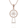 Cross Religious 0.52 CT Diamond Pendant