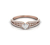 Diamond 0.51 CT Designer Engagement Ring