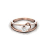 Split Shank 0.34 CT Diamond Engagement Ring