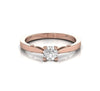 Solitaire 0.53 CT Diamond Engagement Ring