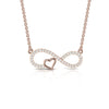 Infinity Love 0.50 CT Diamond Charm Pendant