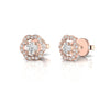 Diamond 0.43 CT Dainty Stud Earrings