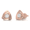 Diamond 0.44 CT Triangle Stud Earrings