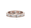 Baguette and Round Diamond 1.72 CT Wedding Band