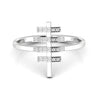 Natural Diamond 0.12 CT Symbolic Ring