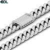 Natural Diamond 8.24 CT Hip Hop Cuban Bracelet in Solid Gold Fine Jewelry for Men