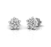 Baguette and Round Diamond 0.26 CT Stud Earrings