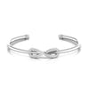 Infinity Style 0.76 CT Diamond Open Bracelet