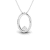 Round Diamond 0.39 CT Charm Pendant