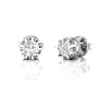 Diamond 0.45 CT Solitaire Stud Earrings