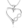 Natural Diamond 0.24 CT Heart Pendant