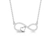 Infinity Love 0.50 CT Diamond Charm Pendant