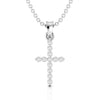 Diamond 0.42 CT Designer Cross Pendant