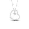 Real Diamond 0.22 CT Heart Minimalist Pendant