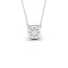 Cluster Diamond 0.50 CT Charm Pendant