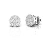 Cluster Diamond 0.70 CT Stud Earrings