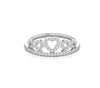 Crown Style 0.27 CT Diamond Designer Ring