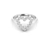 Bezel Set Diamond 0.20 CT Heart Ring