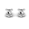 Round Diamond 0.18 CT Minimalist Stud Earrings