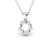 1.11 CT Round Diamond Designer Pendant