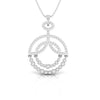 1.11 CT Diamond Designer Round Pendant